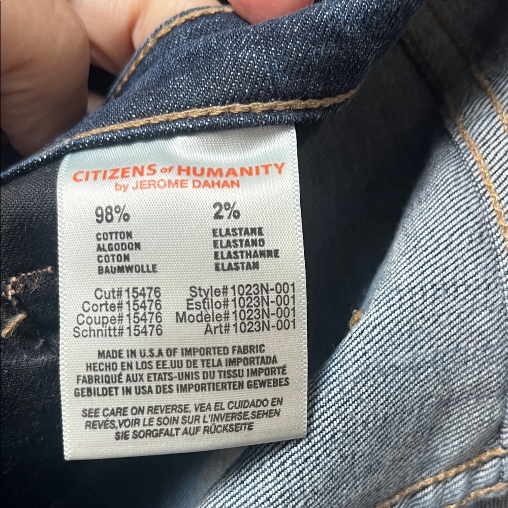 Citizens of Humanity Dark Blue Flare Jeans - Picture 6 of 7
